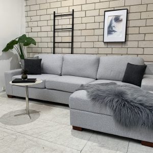 3 Seater Fabric Chaise Sofa Lounge | Mentone Furniture Clearance Center