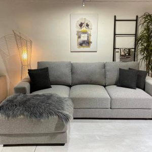 3 Seater Chaise Sofa Lounge (LHF) | Mentone Furniture Clearance Center