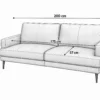 Sandra Tan Leather Sofa | Premium Genuine Leather Couch Melbourne