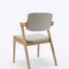 Ash Dining Chair Beige Fabric & Natural Timber Legs | Dining Chairs Melbourne