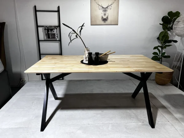 Savona Dining Table with Natural top