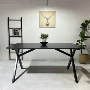 Savona Dining Table with Black top