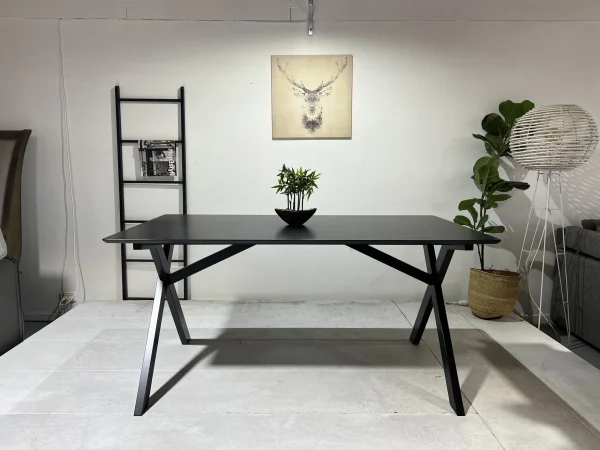 Savona Dining Table with Black top