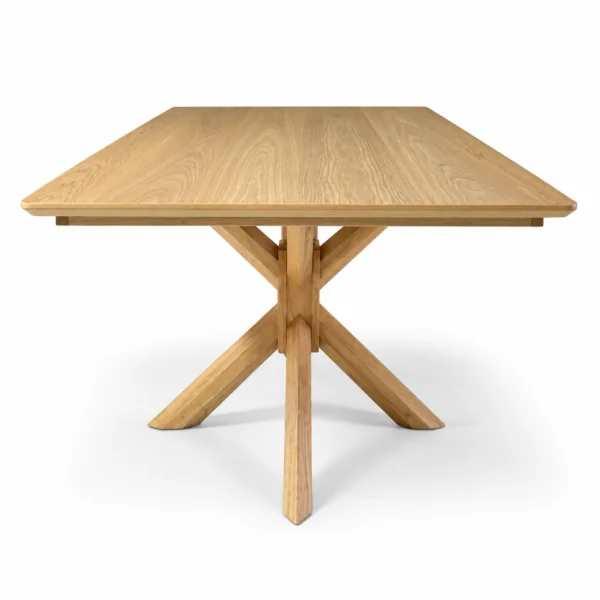 Ryan Rectangular Dining Table Natural Wooden Legs, Criss Cross Legs, 6 to 8 Seater Dining Tables Melbourne – view 4