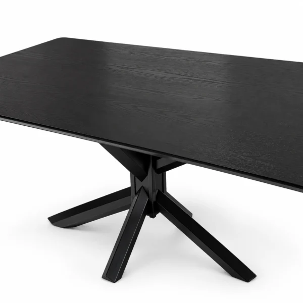 Ryan 160cm Rectangular Dining Table Black Legs | Criss Cross Legs | Modern Dining Tables Melbourne
