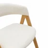 Nicole - Dining Chair, Pearl White PU and Natural Legs – view 6