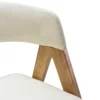 Nicole - Dining Chair, Pearl White PU and Natural Legs – view 7