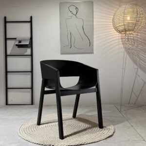 BRILEY - Dining Chairs | Full Black