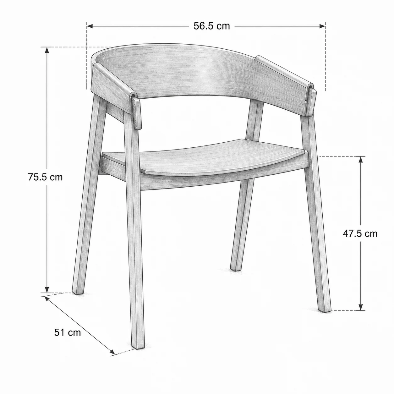 STACEY - Dining Chairs, Black – view 8
