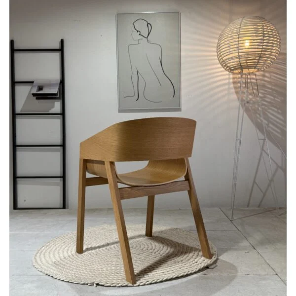 BRILEY - Dining Chairs, Natural – view 2