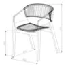 BRILEY - Dining Chairs, Black – view 8