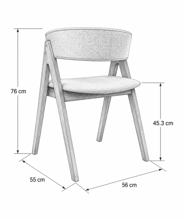 Edmonton 5 Piece Round Dining Set | Black Table & Beige Fabric Chairs