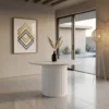 Marina – Round Dining Table | Ceremic White Top