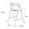 Nicole – Bar Stool | Beige with Walnut Legs