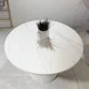 Marina – Round Dining Table | Ceremic White Top