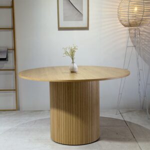 Marina -  Natural Round Dining Table