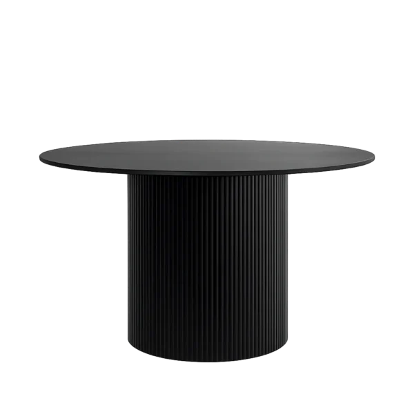 Marina 120cm | Round Dining Table | Black