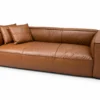 Newland 3 Seater Cognac Leather Sofa – view 3