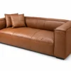 Newland 3 Seater Cognac Leather Sofa – view 2