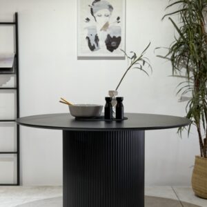 Marina - Round Dining Table | Black