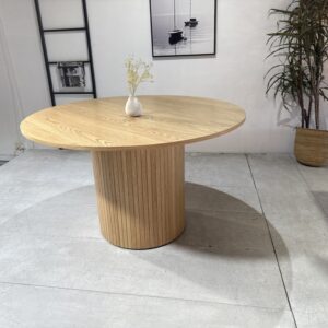 Marina Natural Round Dining Table on Clearance