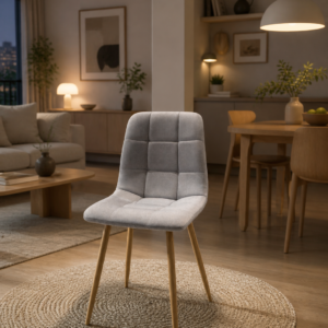 Ryan - Dining Chair | Gray Fabric