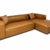 Newland Cognac Leather Sofa RHF | Modern Leather Sofas Melbourne