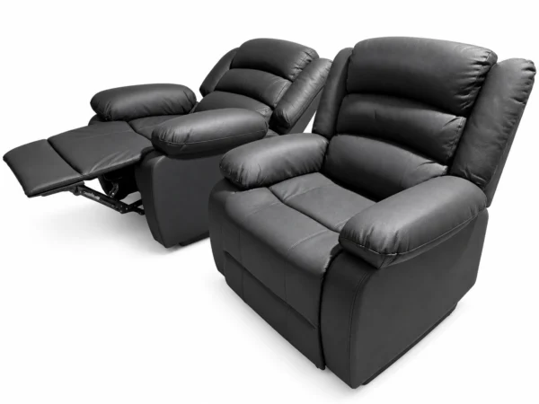 Crystal Recliners – Single Seater | Black