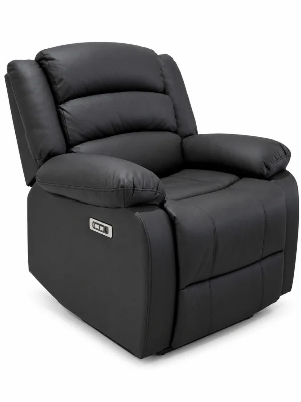 Crystal Recliners – Single Seater | Black
