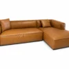 Newland Cognac Leather Sofa RHF | Modern Leather Sofas Melbourne