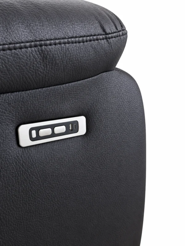 Crystal Recliners – Single Seater | Black