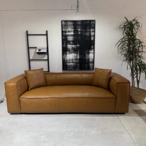 Newland - Three Seater | Tan Coloured Leather Sofas