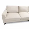 San Remo RHF Beige Fabric Corner Sofa | Modern L-Shaped Lounge