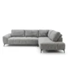 Odette Grey Fabric Sofa RHF | Modern RHF Chaise Lounge Melbourne