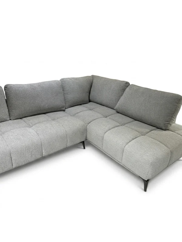 Odette Grey Fabric Sofa RHF | Modern RHF Chaise Lounge Melbourne