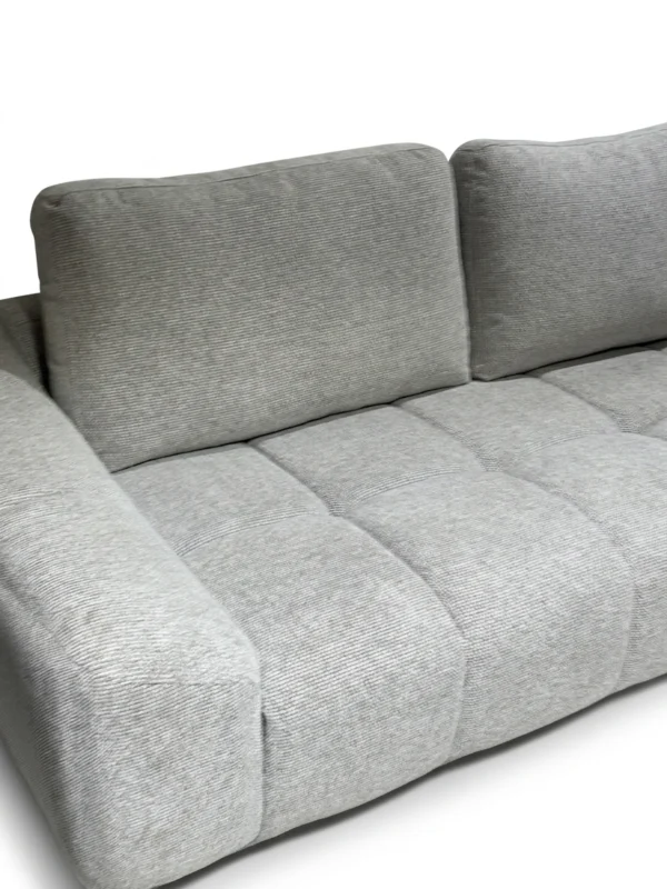 Odette Grey Fabric Sofa RHF | Modern RHF Chaise Lounge Melbourne