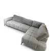 Odette Grey Fabric Sofa RHF | Modern RHF Chaise Lounge Melbourne