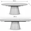 Dresden 7 Piece Extendable Dining Set | Natural Table & Natural Chairs