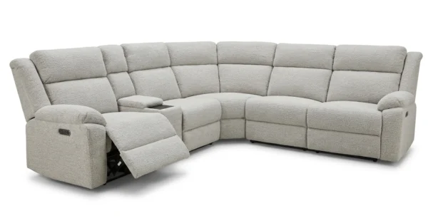 Modular Recliner Sofa | Fabric Lounge Suite with Dual Reclining Seats Melbourne