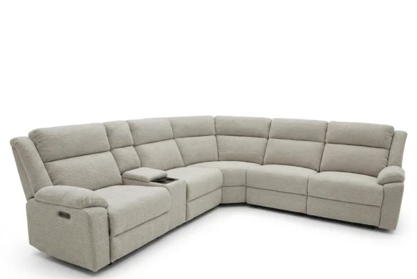 Modular Recliner Sofa | Fabric Lounge Suite with Dual Reclining Seats Melbourne