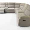 Modular Recliner Sofa | Fabric Lounge Suite with Dual Reclining Seats Melbourne
