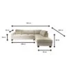 Taylor – Fabric Sofa LHF