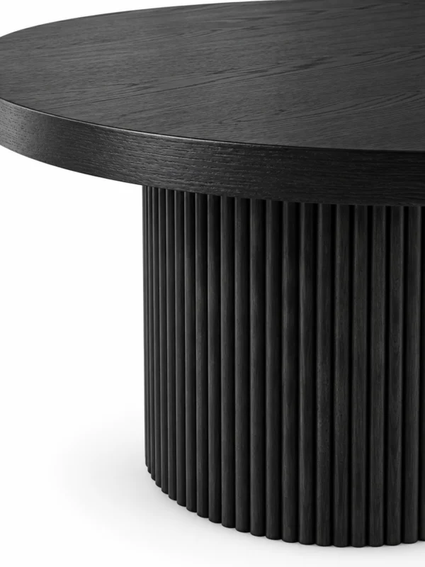 Marina 150cm Black Round Dining Table | Modern Dining Tables Melbourne