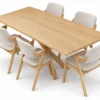 Amsterdam - 5 PCE, Dining Set, Natural – view 4