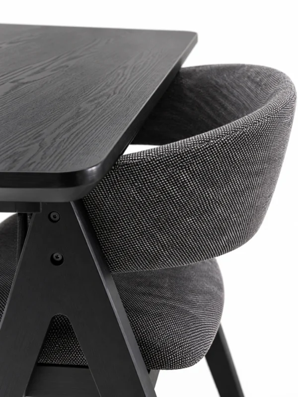 Berlin - 5 PCE, Dining Set, Black – view 6
