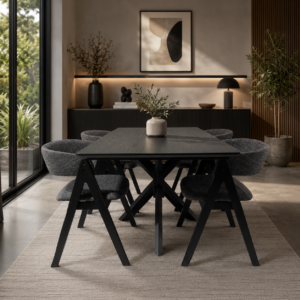 Berlin - 5 PCE | Dining Set | Black