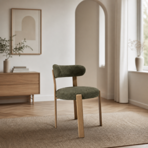 Carmo - Dining Chair | Green Fabric