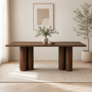 Oslo 220cm Walnut Dining Table | Modern Dining Tables Melbourne