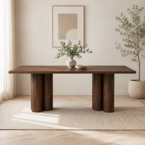 Oslo 220cm Walnut Dining Table | Modern Dining Tables Melbourne