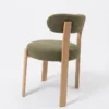 Carmo โ Dining Chair | Green Fabric